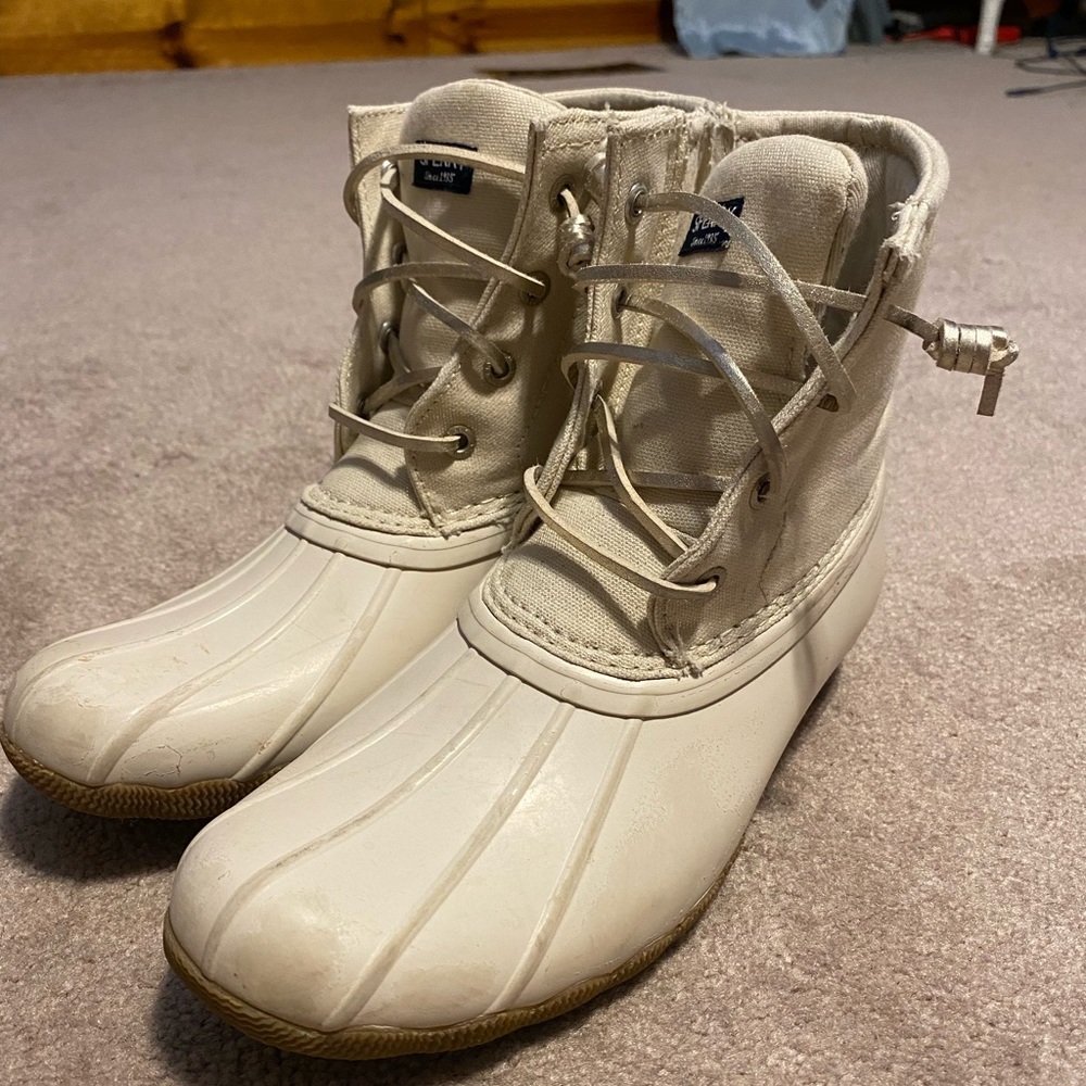 Girls Saltwater Sperry Duckboots